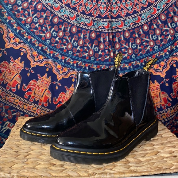 Dr. Martens Shoes - Doc Martens Patent leather Chelsea boot size 8
